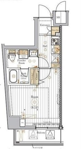 ＭＡＸＩＶ北千住ＤＵＥの間取り|間取りです。