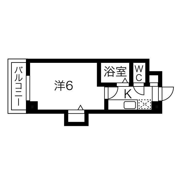 パラドール魚住Ⅱの間取り