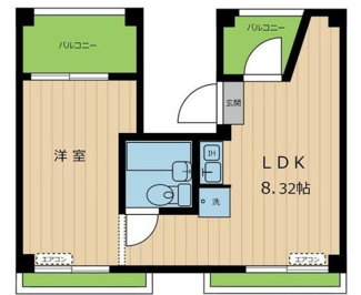 【間取り】 | ヴィッツアーク大森Ⅱ | 間取りです。