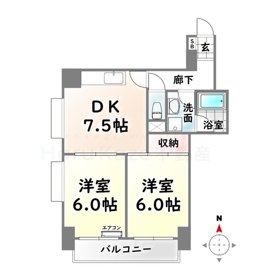 【間取り】 | レスカール白金【名古屋市賃貸・エレベーター】