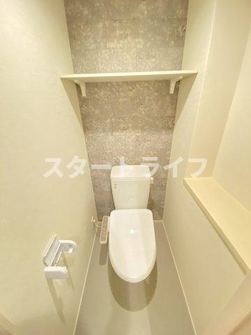 大阪市淀川区木川東１丁目のアパートのトイレ