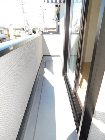 名古屋市北区東味鋺３丁目の新築一戸建のバルコニー|◇バルコニー◇　　陽当り良好なワイドバルコニー♪