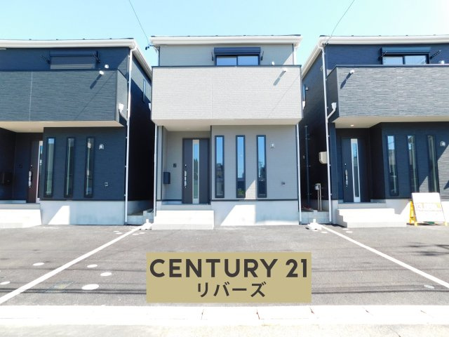 名古屋市北区東味鋺３丁目の新築一戸建の外観|☆４号棟☆　　新価格！！いつでも見学できます♪（お問合せ当日、平日、水曜、夜間でもＯＫ）　防犯カメラ・ＥⅤ車充電設備搭載！　駐車並列２台可！　テレワークコーナー完備！　収納３ヶ所付きリビング♪