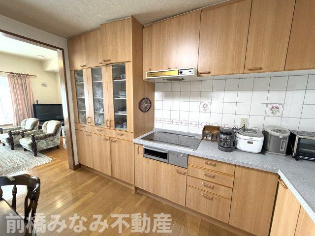 【中古】前橋市下大島町　３LDKのキッチン|キッチンでお料理をお楽しみください。（残置物はお引渡し時までに撤去予定です）
