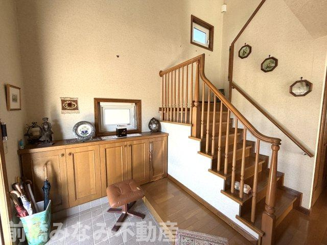 【中古】前橋市下大島町　３LDKの玄関|シンプルで使いやすい玄関です。（残置物はお引渡し時までに撤去予定です）