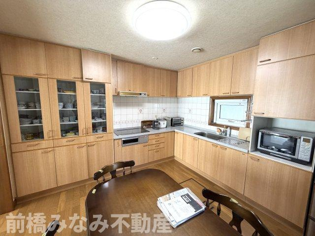 【中古】前橋市下大島町　３LDKのキッチン|（残置物はお引渡し時までに撤去予定です）