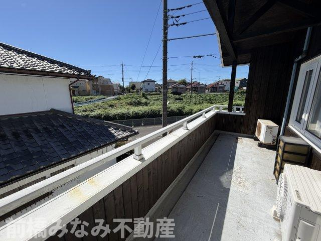 【中古】前橋市下大島町　３LDKのバルコニー|暖かな日差しのふりそそぐバルコニー