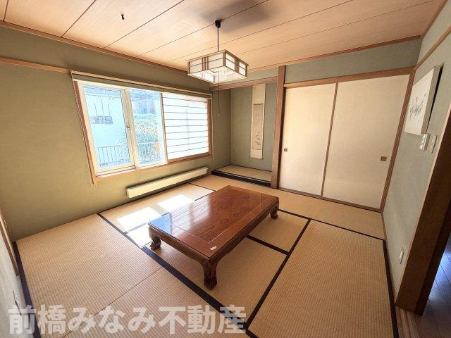 【中古】前橋市下大島町　３LDKの和室|畳の上でゆっくりとくつろげる和室です。（残置物はお引渡し時までに撤去予定です）
