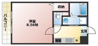 【間取り】 | 仮）フラッティ鳥居前町
