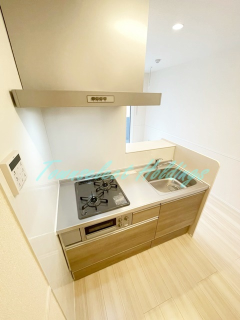 大和市大和南２丁目のアパートのキッチン|人気のカウンターキッチン♪
