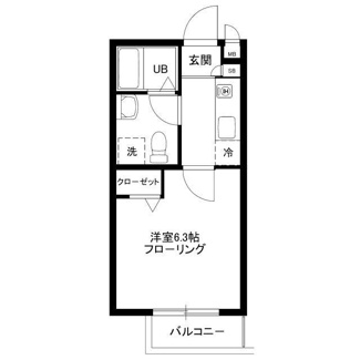 【間取り】 | フェリス桜新町 | 間取りです。
