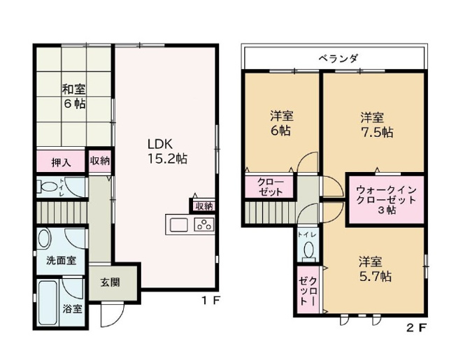 【間取り】 | 間取りは4SLDKになります。