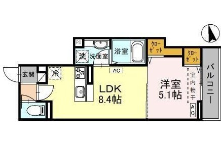 グラナーデ白子の間取り