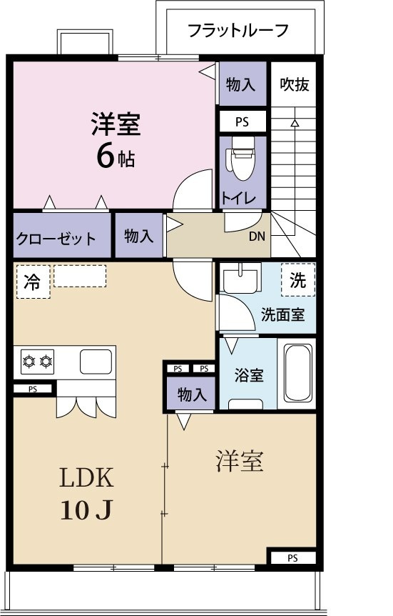 エトワールおおたか の間取り|間取りです。