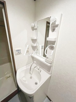 【洗面所】 | アンプルールクラージュ西青木 | 洗面台です。