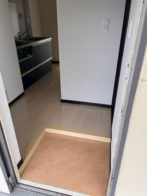 南浦和クイーンコーポＡ棟の玄関