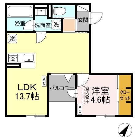 【間取り】 | UResidence森野(ユーレジデンスモリノ)