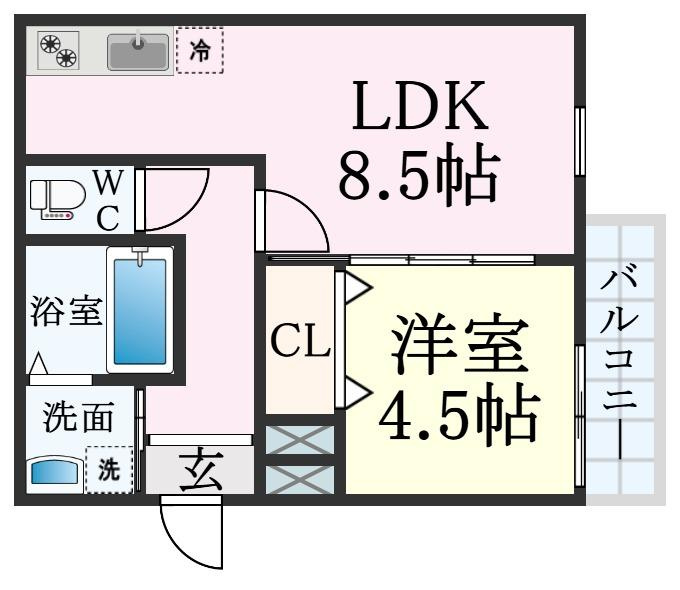 フジパレス神戸春日野道の画像
