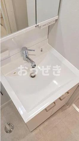 台東区浅草６丁目の賃貸マンションの洗面所