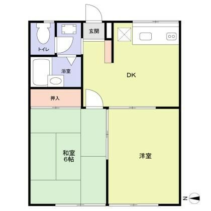 エステートピア林間ＩＩの間取り