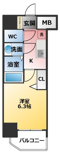 MAXIV東別院の間取り