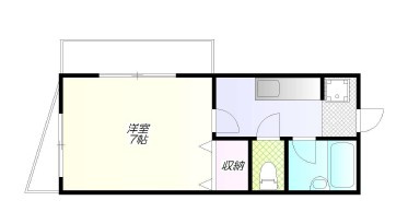 エクセルハイツの間取り|間取りです。