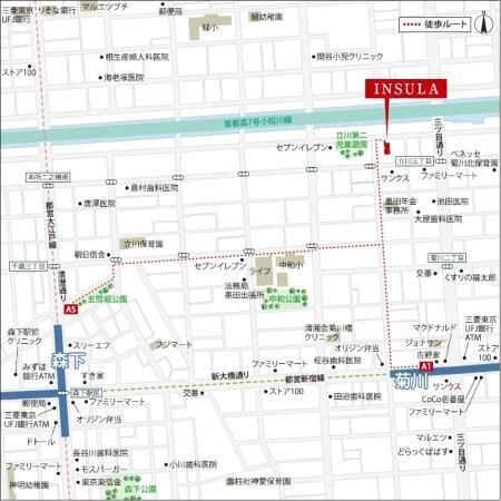 INSULAの地図