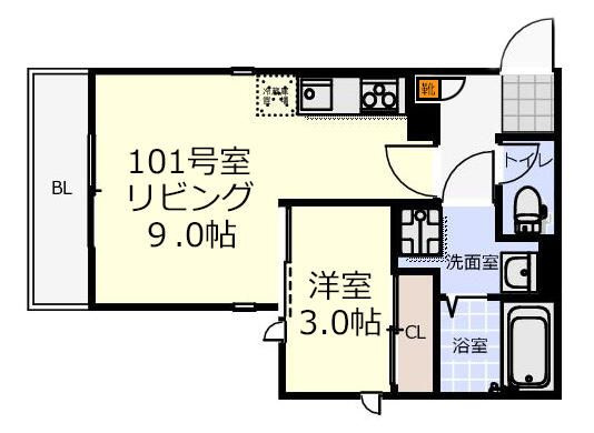 Ｇｒａｎｄｔｉｃ　Ｓｅｔｏｎの間取り