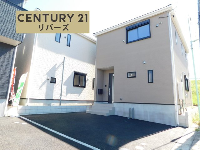 名古屋市北区東味鋺３丁目の新築一戸建の外観|☆２号棟☆　　新価格！！いつでも見学できます♪（お問合せ当日、平日、水曜、夜間でもＯＫ）　南西角地！　防犯カメラ・ＥⅤ車充電設備搭載！　駐車並列２台可！　洋風和室付き♪　ワイドインナーバルコニー！