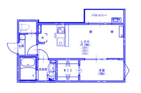 KEIAI RESIDENCE 大和田Ⅵの間取り