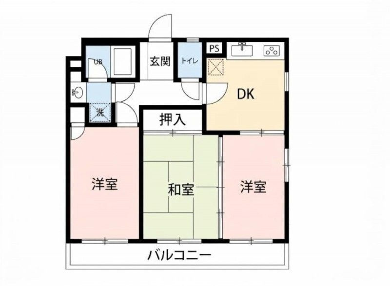クリオ北松戸壱番館の間取り|間取りです。
