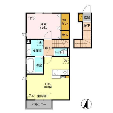【間取り】 | サニーベル旭