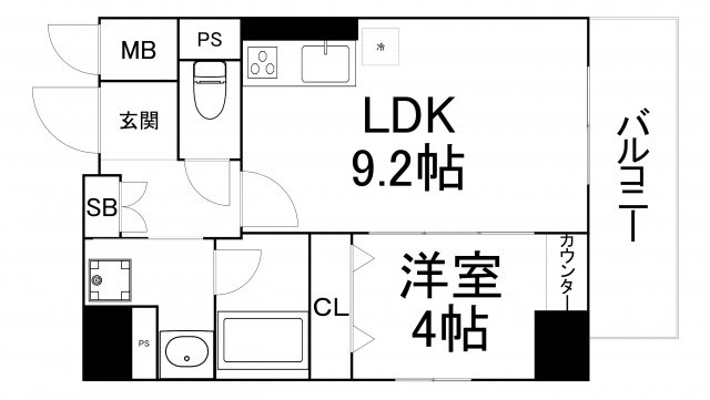 【間取り】 | ラフィット松屋町
