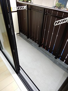 CASA　Gのバルコニー|お洗濯にも便利なバルコニー付き