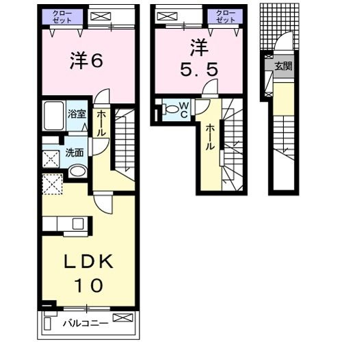 エレンシアの間取り|間取りです。