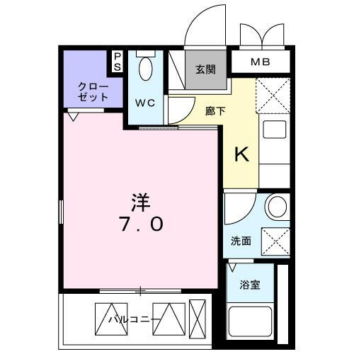 ヴィーヴェレ　赤羽　レジデンスの間取り