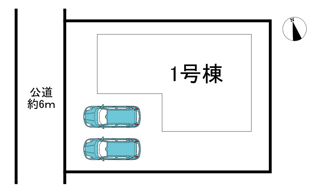 知多市日長字穴田　全1棟の区画図|全1区画分譲地♪