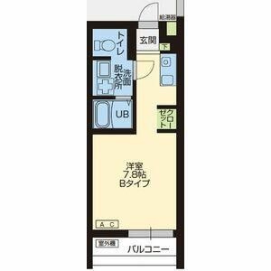 ＷＯＯＤ４東川口の間取り