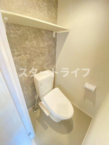 大阪市淀川区木川東１丁目のアパートのトイレ