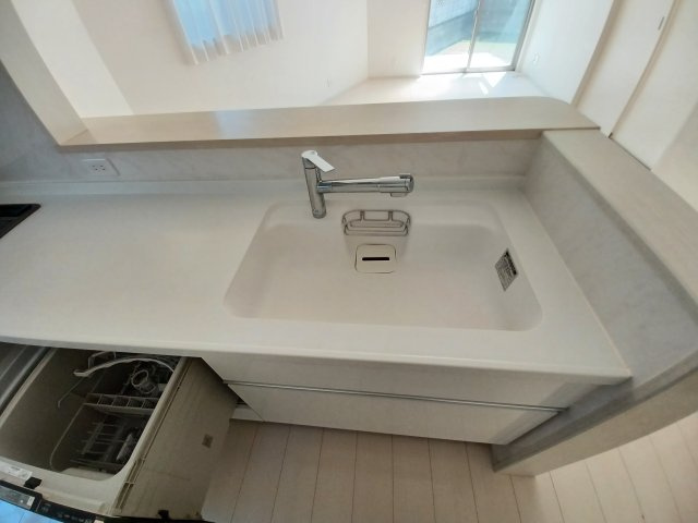 東松山市加美町2-7戸建の洗面所|忙しい朝には欠かせない洗面所です