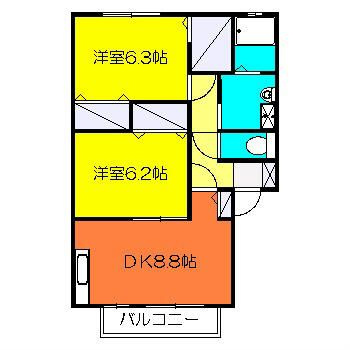 【間取り】 | ヴェルドミールA