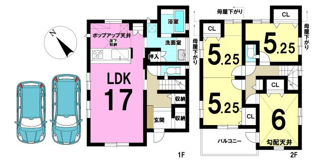 新築戸建の間取り