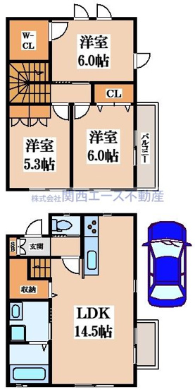 【間取り】 | Bonheur〜ボヌール〜