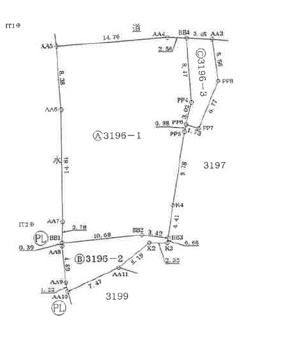 半田売地の土地図