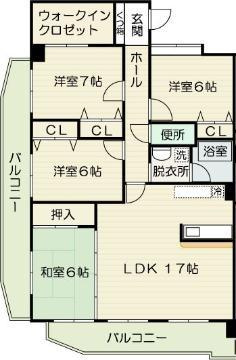 グランドハウスMUANの間取り