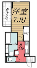 【間取り】 | D-room椿森1丁目C