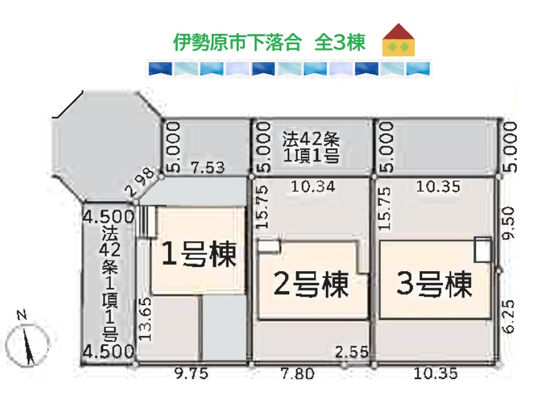 伊勢原市下落合　全3棟　1号棟の内装|小田急線「愛甲石田駅」・ＪＲ「平塚駅」行バス停まで徒歩3分♪
嬉しいコンビニ徒歩２分☆彡