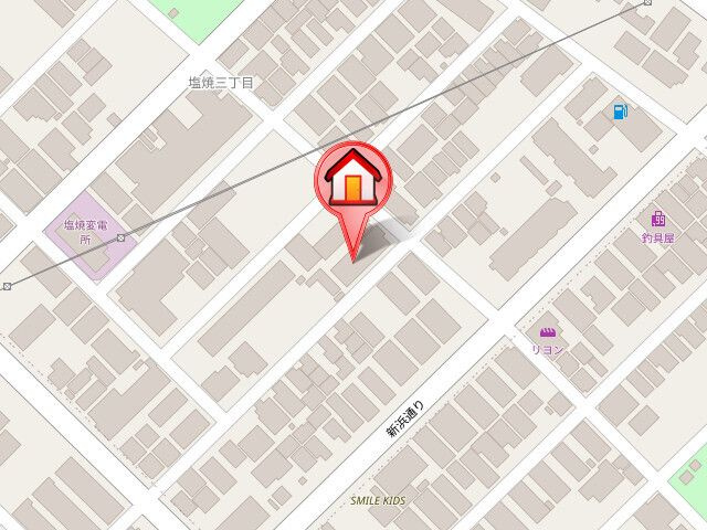 サンシティイワキ の地図