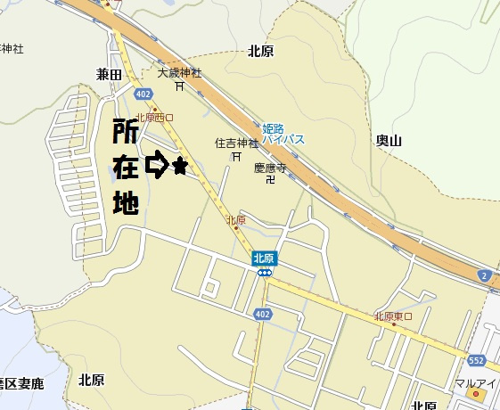吉田貸家の地図