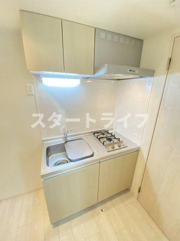 大阪市淀川区木川東１丁目のアパートのキッチン
